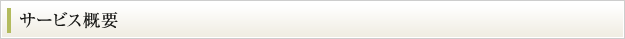 サービス概要